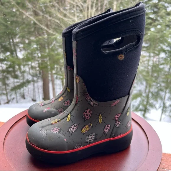 Bogs Classic II Bugs Insulated Rain Boots | Toddler Size 11 | Waterproof Winter - Picture 3 of 12